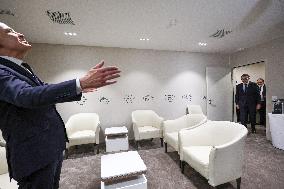 Macron And Carney At World Economic Forum Annual Meeting - Davos