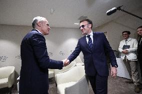 Macron And Carney At World Economic Forum Annual Meeting - Davos