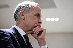 Macron And Carney At World Economic Forum Annual Meeting - Davos