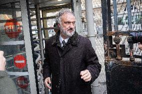 Trial of Marine Le Pen and RN s officials during a break - Paris AJ