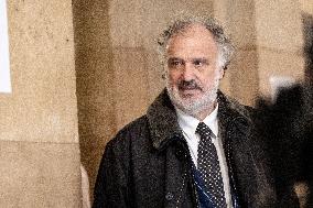 Trial of Marine Le Pen and RN s officials during a break - Paris AJ