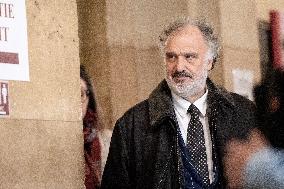 Trial of Marine Le Pen and RN s officials during a break - Paris AJ