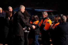 Royals Visit To Command Post After Adamuz Railway Train Accident - Spain