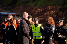 Royals Visit To Command Post After Adamuz Railway Train Accident - Spain