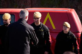 Royals Visit To Command Post After Adamuz Railway Train Accident - Spain