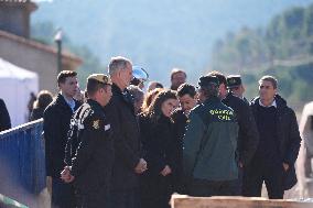 Royals Visit To Command Post After Adamuz Railway Train Accident - Spain