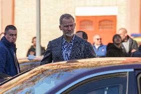 Royals Visit To Command Post After Adamuz Railway Train Accident - Spain