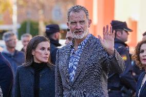 Royals Visit To Command Post After Adamuz Railway Train Accident - Spain