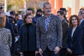 Royals Visit To Command Post After Adamuz Railway Train Accident - Spain