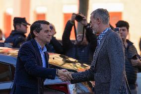 Royals Visit To Command Post After Adamuz Railway Train Accident - Spain