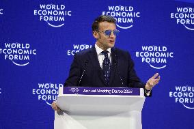 Macron at World Economic Forum Annual Meeting 2026 - Davos