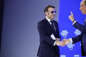 Macron at World Economic Forum Annual Meeting 2026 - Davos