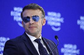 Macron at World Economic Forum Annual Meeting 2026 - Davos