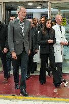 Royals Visit To Command Post After Adamuz Railway Train Accident - Spain