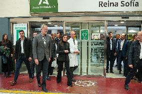 Royals Visit To Command Post After Adamuz Railway Train Accident - Spain