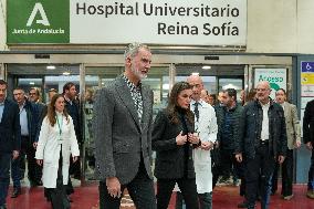 Royals Visit To Command Post After Adamuz Railway Train Accident - Spain