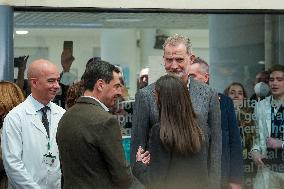 Royals Visit To Command Post After Adamuz Railway Train Accident - Spain