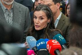 Royals Visit To Command Post After Adamuz Railway Train Accident - Spain