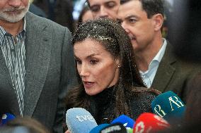 Royals Visit To Command Post After Adamuz Railway Train Accident - Spain