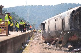 Train Derailment Aftermath - Adamuz