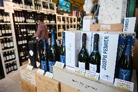 President Trump threatened to impose 200 percent tariffs on French wine