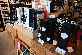 President Trump threatened to impose 200 percent tariffs on French wine