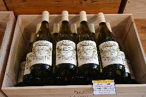 President Trump threatened to impose 200 percent tariffs on French wine