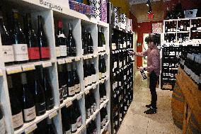 President Trump threatened to impose 200 percent tariffs on French wine