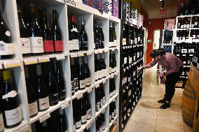 President Trump threatened to impose 200 percent tariffs on French wine