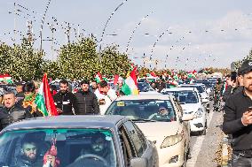 Demonstration in Support of Kurds in Syria - Iraq
