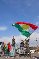 Demonstration in Support of Kurds in Syria - Iraq