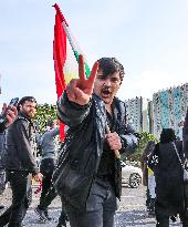 Demonstration in Support of Kurds in Syria - Iraq