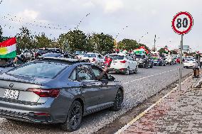 Demonstration in Support of Kurds in Syria - Iraq