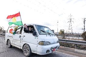 Demonstration in Support of Kurds in Syria - Iraq