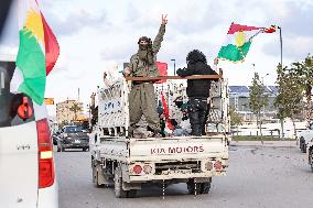 Demonstration in Support of Kurds in Syria - Iraq