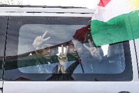 Demonstration in Support of Kurds in Syria - Iraq