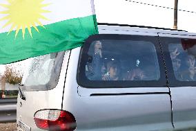 Demonstration in Support of Kurds in Syria - Iraq