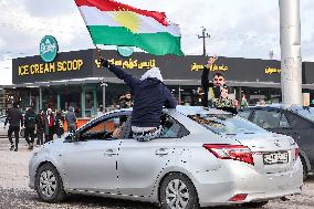 Demonstration in Support of Kurds in Syria - Iraq