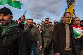 Demonstration in Support of Kurds in Syria - Iraq