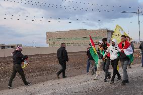 Demonstration in Support of Kurds in Syria - Iraq