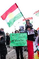 Demonstration in Support of Kurds in Syria - Iraq