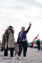 Demonstration in Support of Kurds in Syria - Iraq