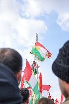 Demonstration in Support of Kurds in Syria - Iraq