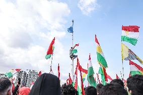 Demonstration in Support of Kurds in Syria - Iraq