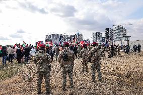 Demonstration in Support of Kurds in Syria - Iraq