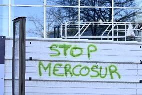Farmers Demonstrate Against the EU-Mercosur Agreement - Strasbourg