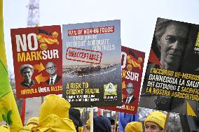 Farmers Demonstrate Against the EU-Mercosur Agreement - Strasbourg