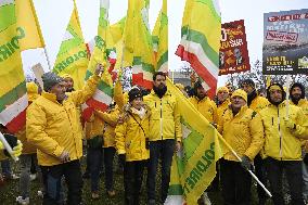 Farmers Demonstrate Against the EU-Mercosur Agreement - Strasbourg