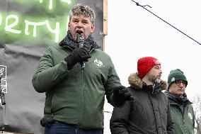 Farmers Demonstrate Against the EU-Mercosur Agreement - Strasbourg