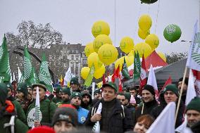 Farmers Demonstrate Against the EU-Mercosur Agreement - Strasbourg